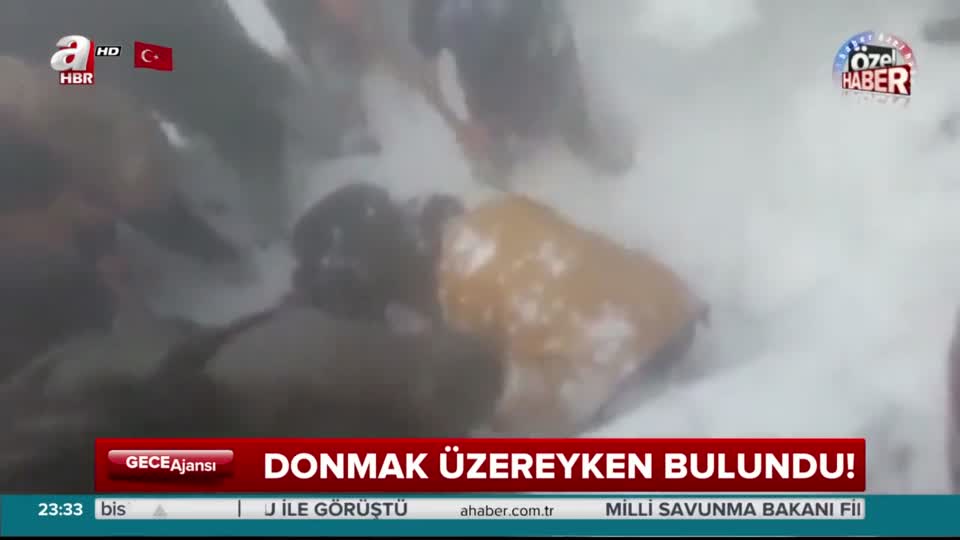 Donmak üzereyken bulundu