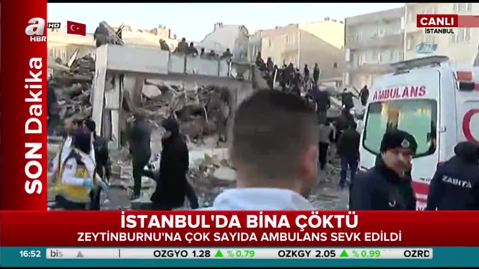 İstanbul’da bina çöktü! Belediye başkanı açıklamalarda bulundu