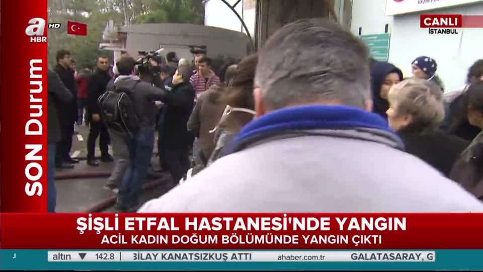 Şişli Etfal’de yangın! A Haber olay yerinde