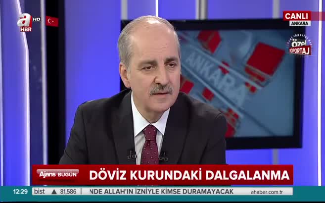 Kurtulmuş: Kur, önümüzdeki hafta normal seviyelere dönecektir