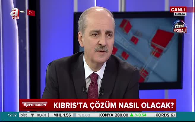 Numan Kurtulmuş'tan sözde Kıbrıs haritası açıklaması