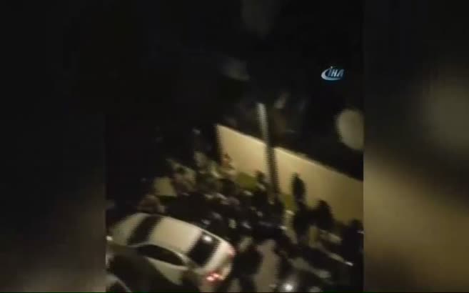 Reina saldırganın siteden çıkarılma anı kamerada