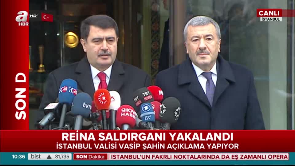 Vali Şahin, Reina saldırganının nasıl yakalandığını açıkladı