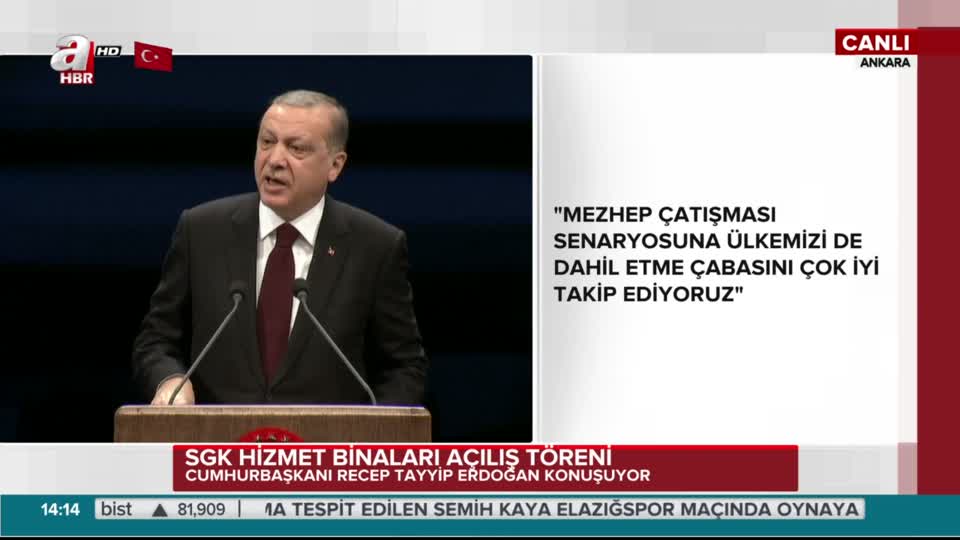 Erdoğan: Açıkça meydan okuyorum