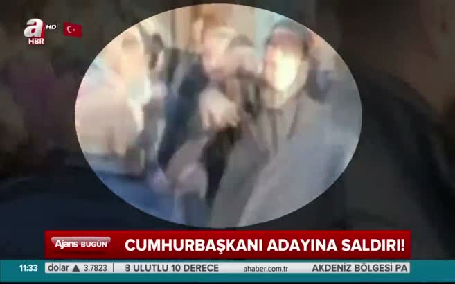 Fransa'da cumhurbaşkanı adayına saldırı!