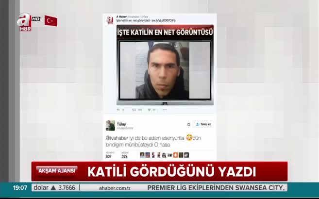 Ahaber'deki ihbar Reina katliamcısının sonu oldu