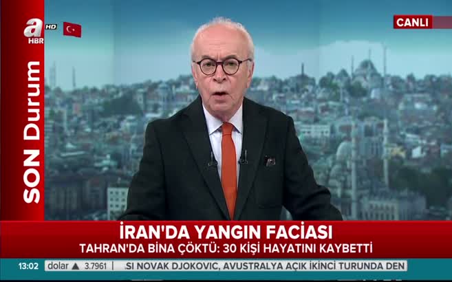 Tahran'da bina çöktü: 30 ölü