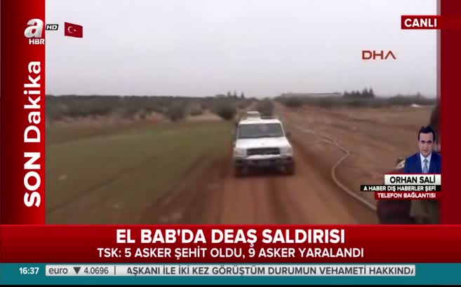 El Bab'da Türk askerine DEAŞ saldırı: 5 şehit 9 yaralı