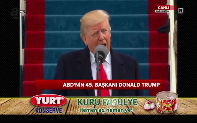 Trump yemin etti, konuşma yaptı