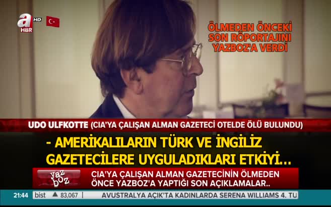 Ölmeden önce son röportajını Yaz-Boz'a vermişti