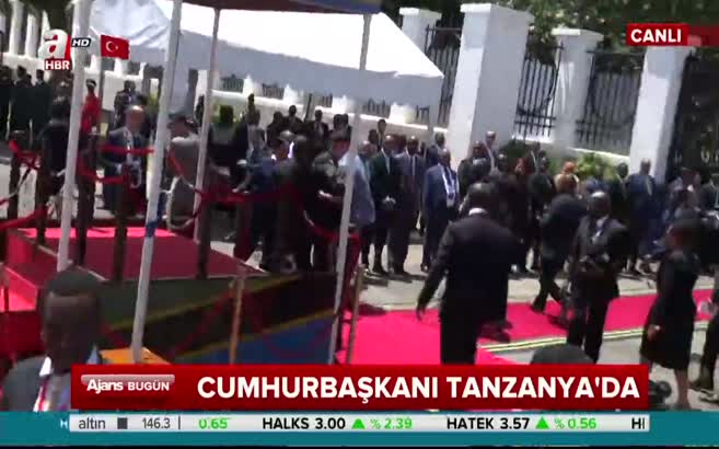 Cumhurbaşkanı Erdoğan Tanzanya'da
