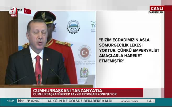 Erdoğan'dan Tanzanya'da FETÖ mesajı