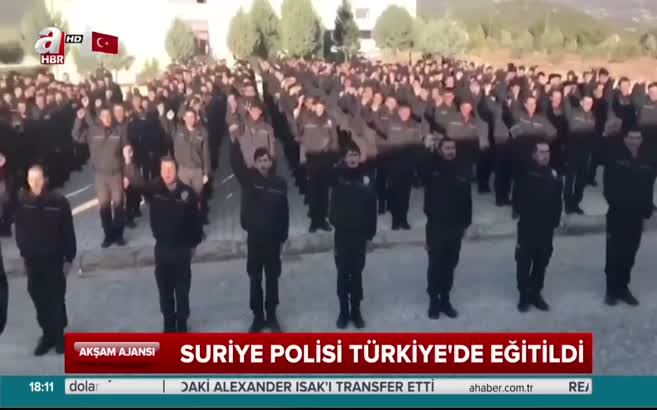 Suriye polisi Türkiye'de eğitildi