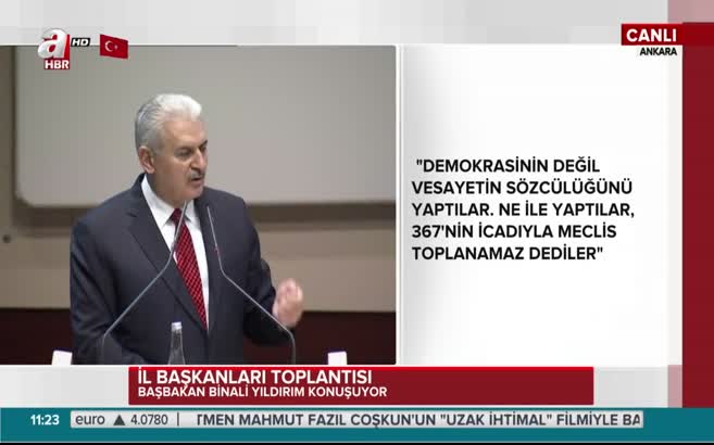 Başbakan Yıldırım 'rejim elden gidiyor' diyenlere sert çıktı