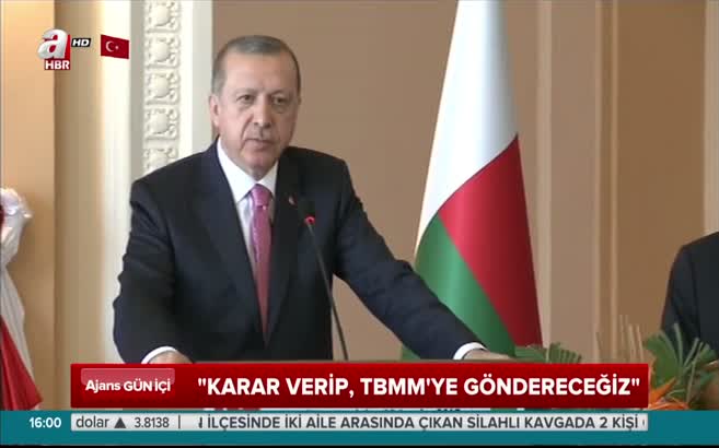 Erdoğan: Karar verip, TBMM'ye göndereceğiz