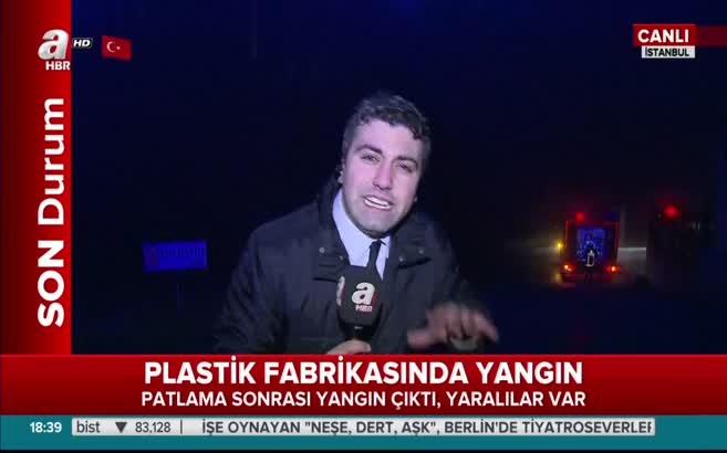 Plastik fabrikasında korkutan yangın