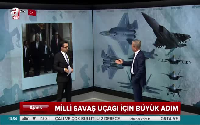 Milli savaş uçağı için büyük adım