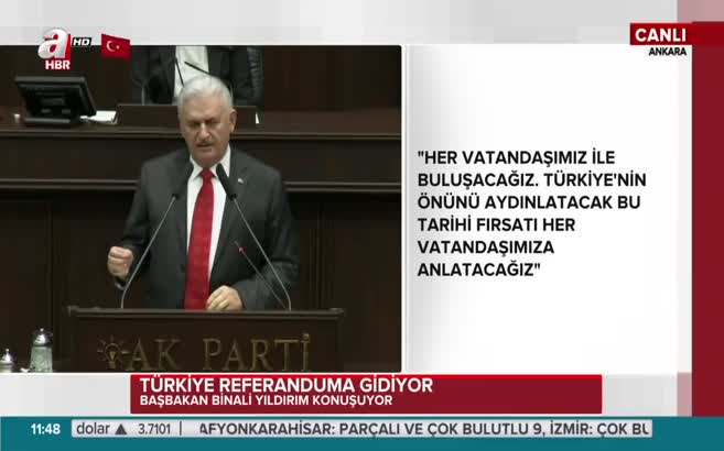 Başbakan Yıldırım: Rejim tartışması 1923’te bitti