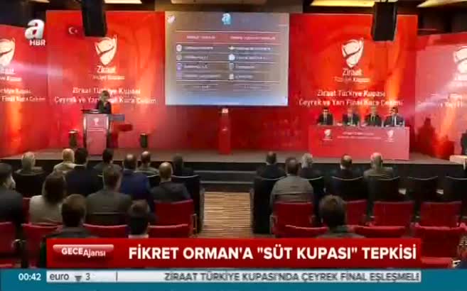 Fikret Orman'a "süt kupası" tepkisi