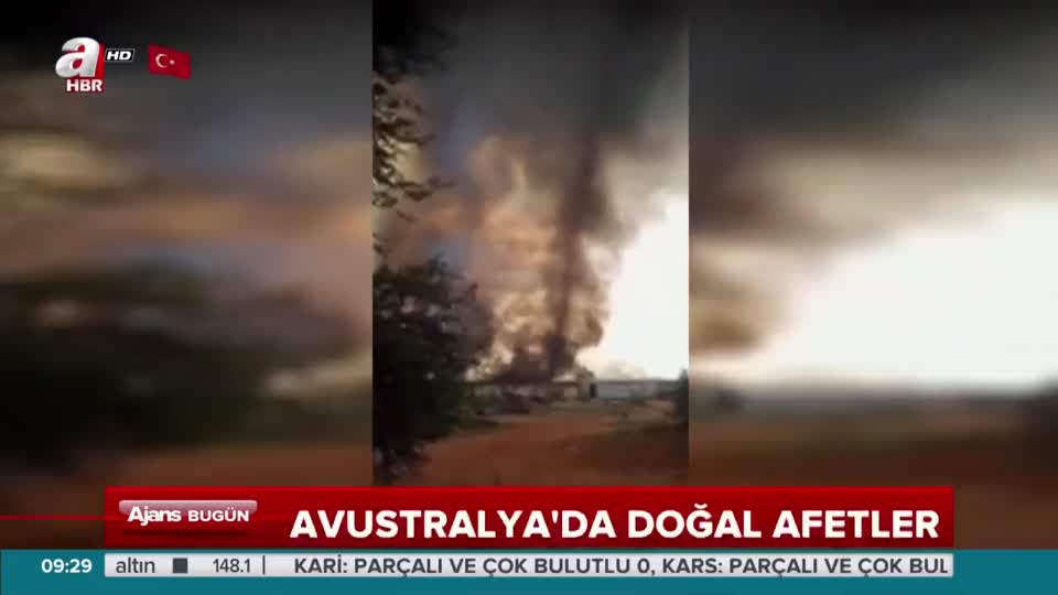 Avustralya’da çalı yangını ateş hortumuna döndü