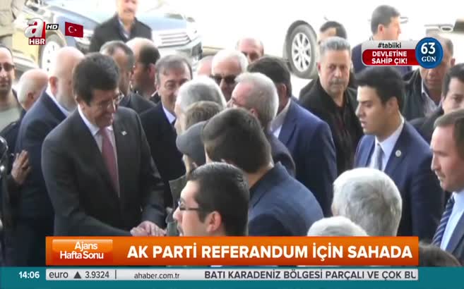 AK Parti referandum için sahada
