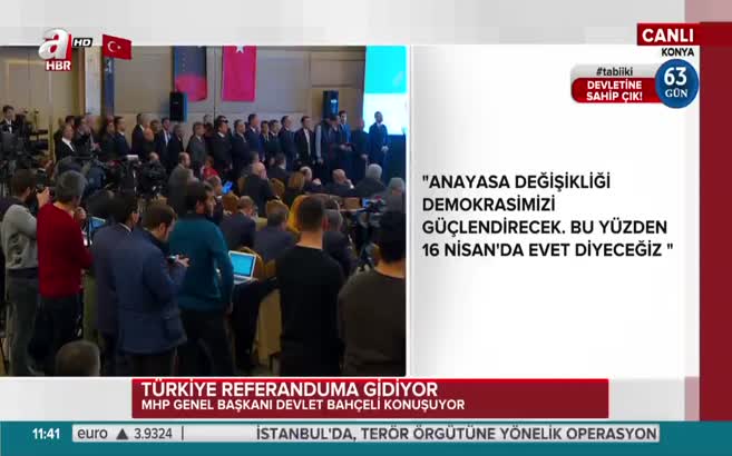 Bahçeli, Konya'da partililere seslendi