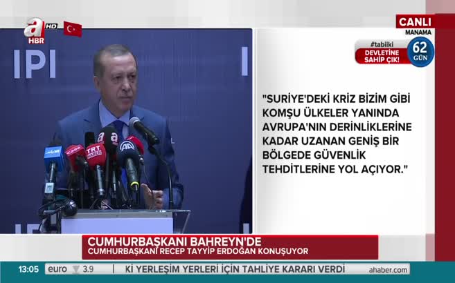 Erdoğan: El Bab’dan sonra hedef Münbiç ve Rakka