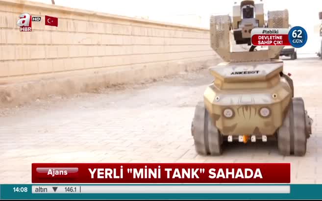 Yerli ‘mini tank’ sahada
