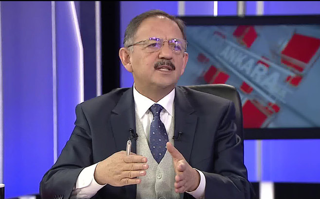 Çevre ve Şehircilik Bakanı Mehmet Özhaseki A Haber'de