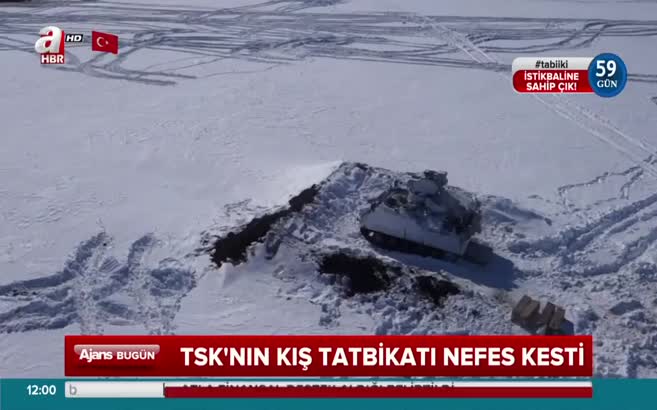 TSK'nın kış tatbikatı nefes kesti