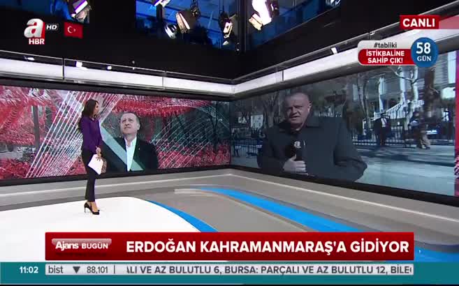 Kahramanmaraş Cumhurbaşkanı Erdoğan'ı bekliyor