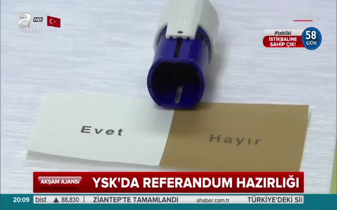 YSK'da referandum hazırlığı