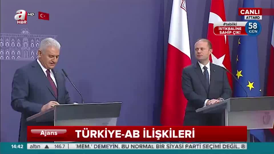 Başbakan Yıldırım'dan Kıbrıs açıklaması