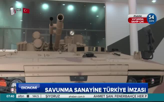 Savunma sanayine Türkiye imzası