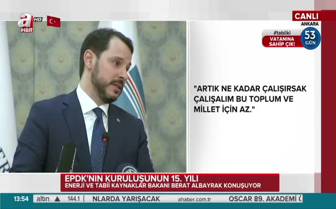 Bakan Albayrak, Türkiye'nin yerli kaynaklardaki hedefini açıkladı