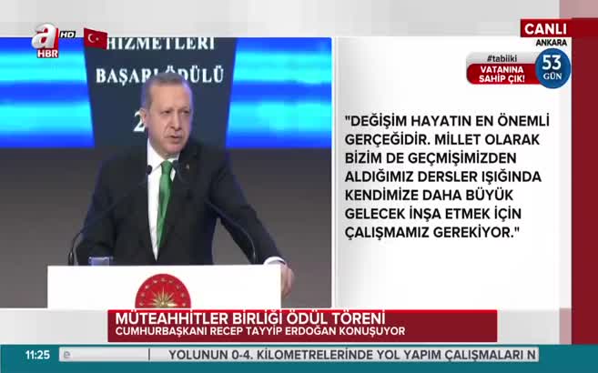 Erdoğan: Siyaseti dürüst yapmazsanız, sittin sene aynı yerde oturmaya devam edersiniz