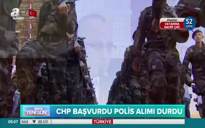 CHP başvurdu, polis alımı durdu!