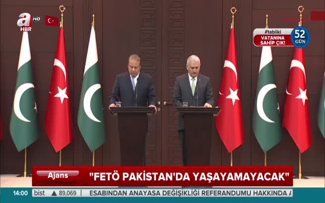 Başbakan: FETÖ, Pakistan'da da hayat bulamayacak