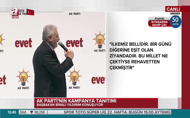 Başbakan: Gazi Mustafa Kemal'e de 'hayır' dediler