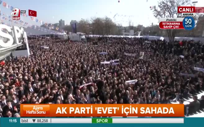 Başbakan Binali Yıldırım partilileri selamladı