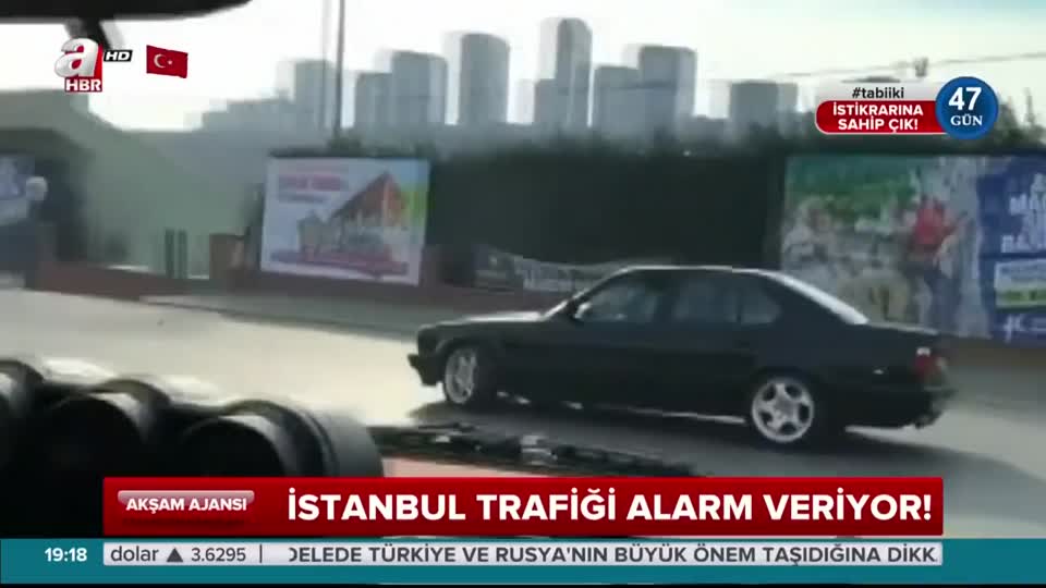 İthal trafik magandası trafiği katletti