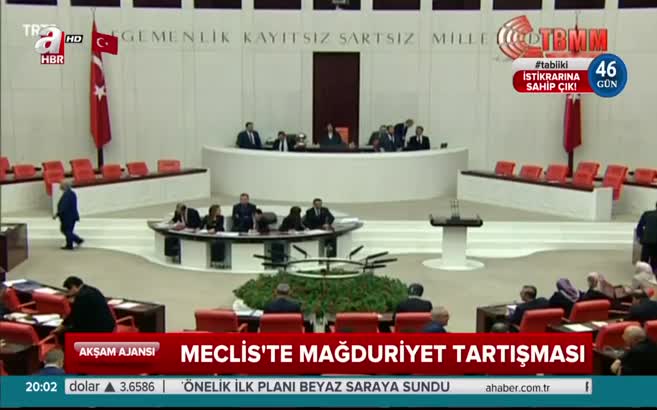 Meclis'te mağduriyet tartışması