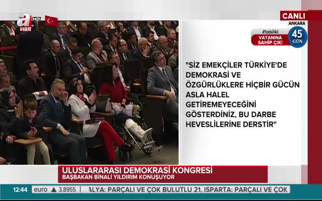 Başbakan Yıldırım: Darbecilere darbeyi vurduk!