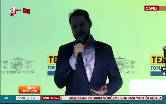 Albayrak: Bölücü yapılara karşı 'evet'