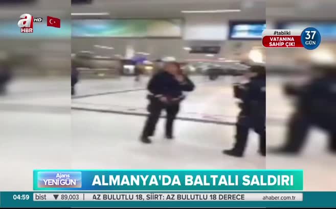 Almanya'da baltalı saldırı: 7 yaralı
