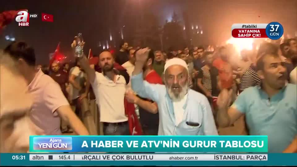 15 Temmuz ödülleri atv ve A Haber’e verildi