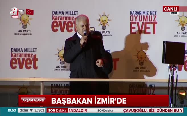 Başbakan Yıldırım: Alayınız katılın!