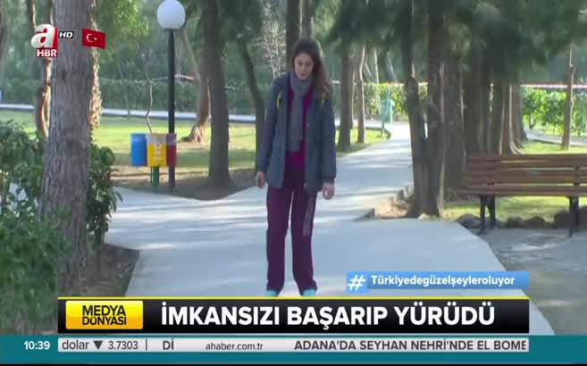 Felç oldu ama pes etmedi