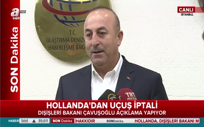 Çavuşoğlu'ndan Hollanda'nın skandal kararıyla ilgili açıklama