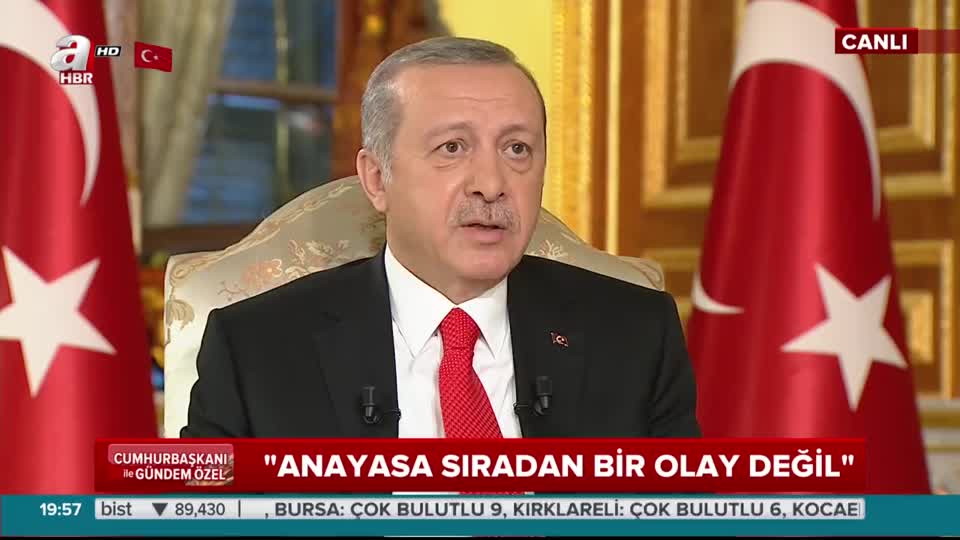 Cumhurbaşkanı Erdoğan: Halk kendi içerisinden cumhurbaşkanı çıkarabilecek